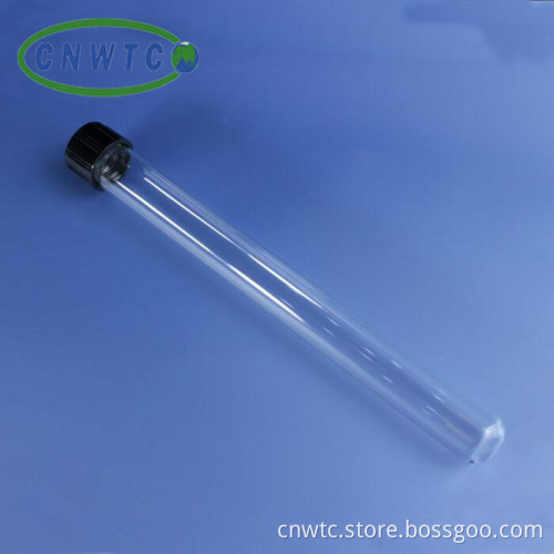 Glass Test Tube with Screw Cap: Scientific Lab Equipment for Research and Education
